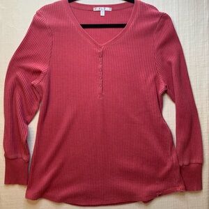 Seven7 Women's Rose Button Down Top